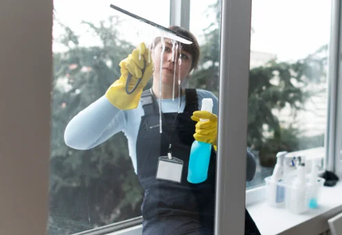 Nettoyage de vitres intérieures et extérieures à Mazerolles